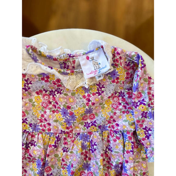 3m Eliza James Purple Floral Romper Jumpsuit - Picture 3 of 4